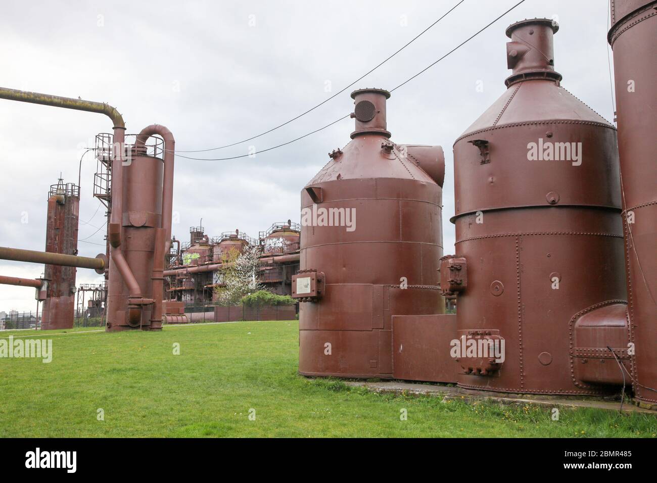 Gasworks Park, Seattle Stockfoto