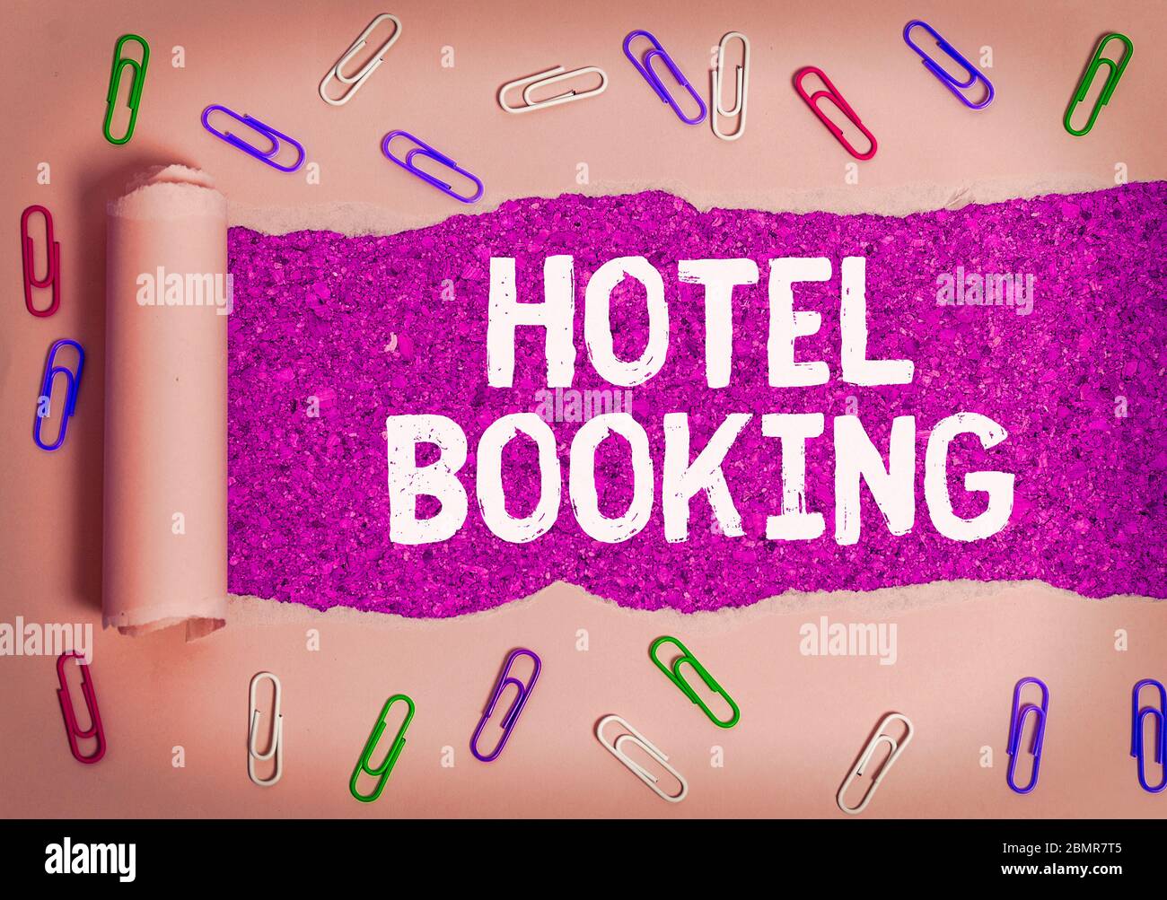 Textschild mit Hotelbuchung. Business Photo Text Online-Reservierung Presidential Suite De Luxe Hospitality Stockfoto