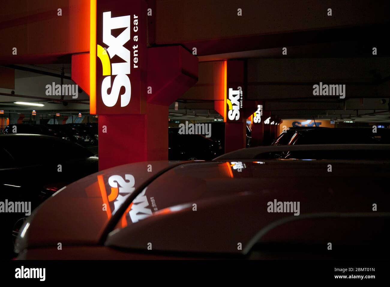 Flughafen München Rental Car Return www.alamy.de