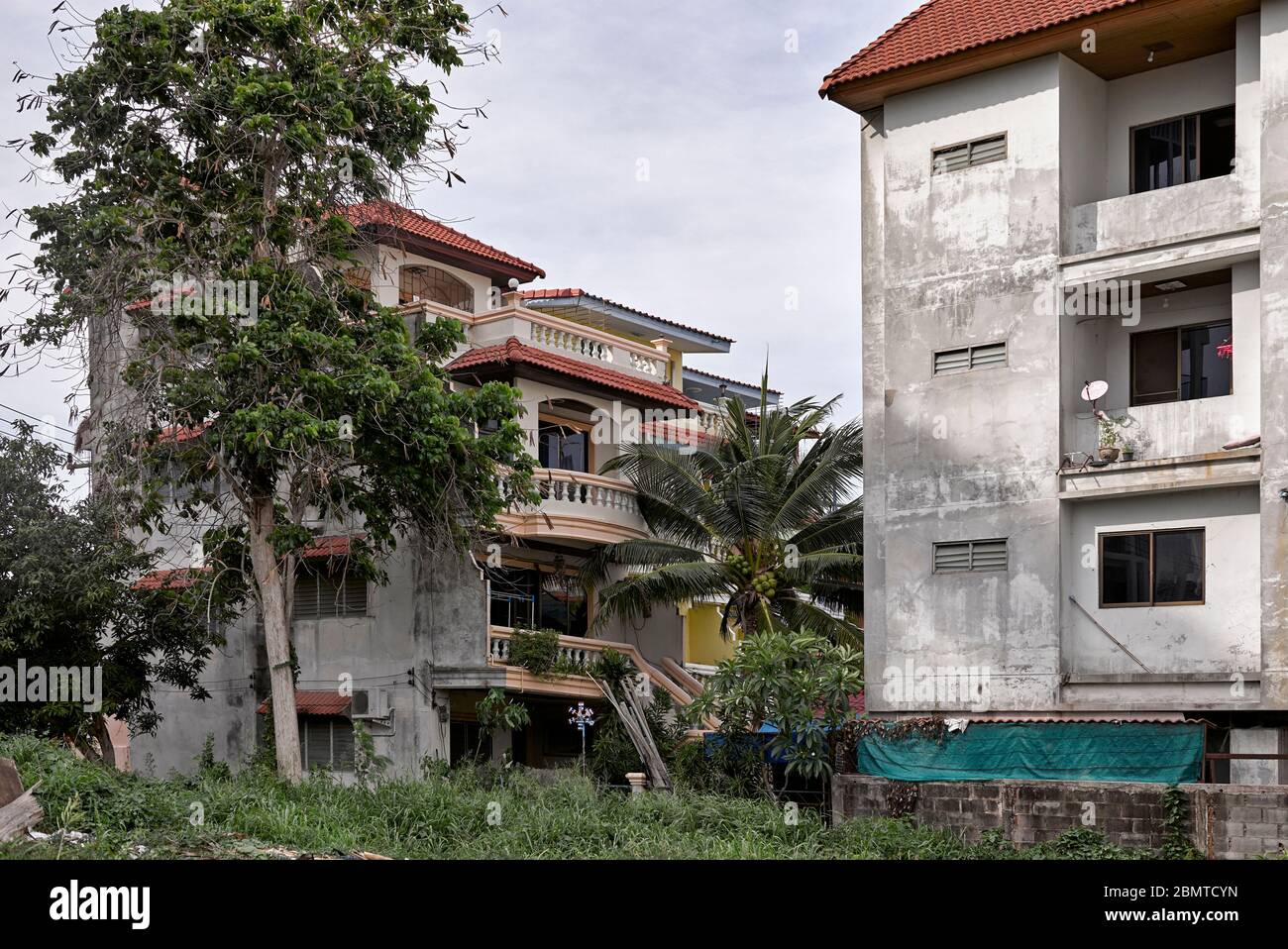 Verlassene und verlassene Immobilie, Thailand Südostasien Stockfoto