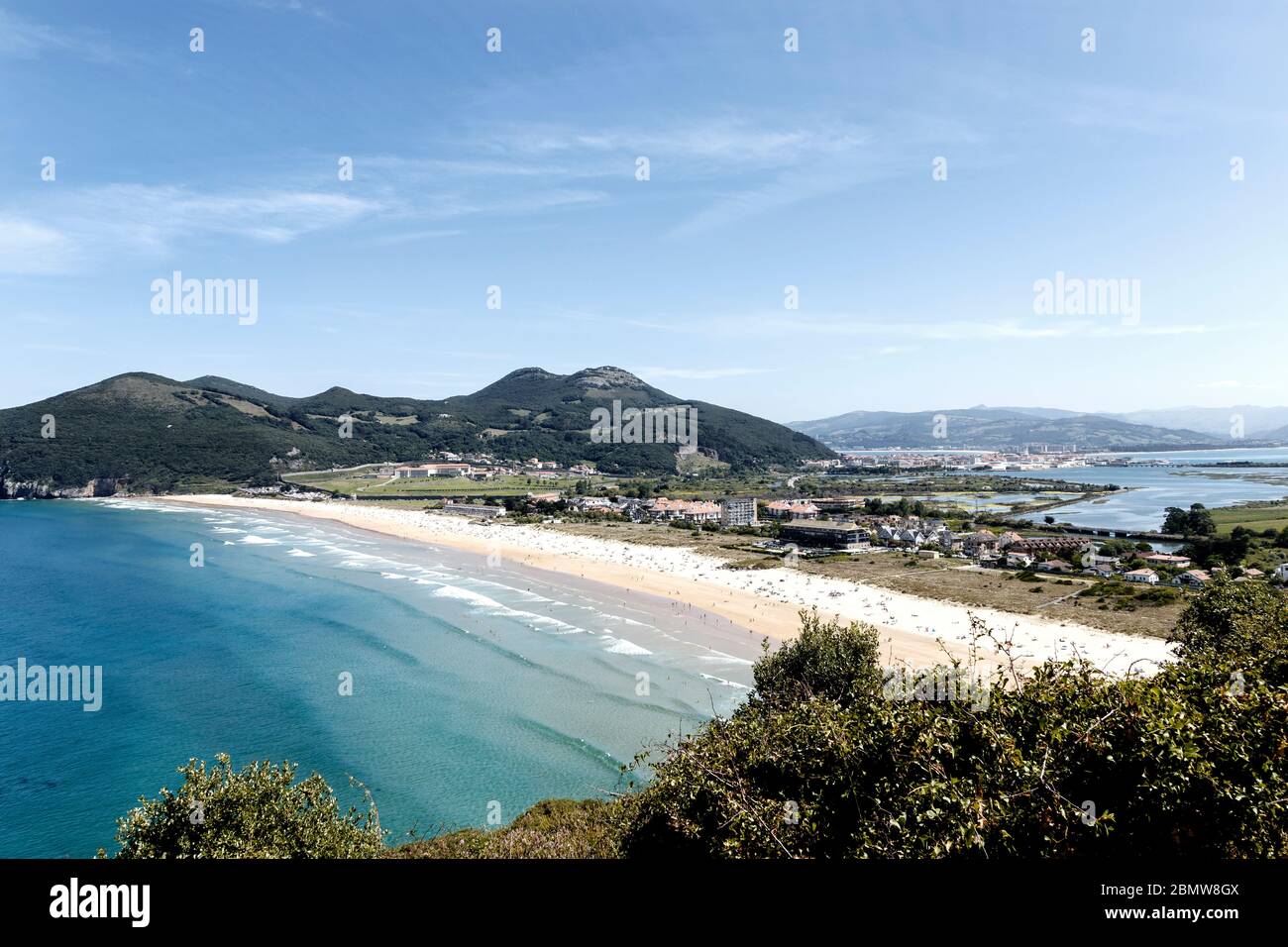 Beauty-Strand im Norden spaniens Stockfoto