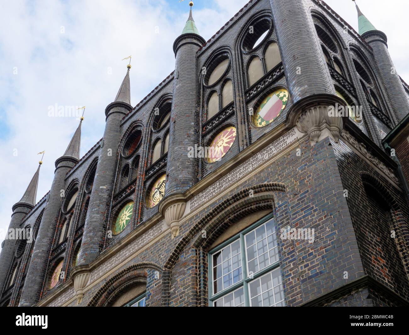 Rathaus, Altstadt, Lübeck, Schleswig-Holstein, Deutschland Stockfoto