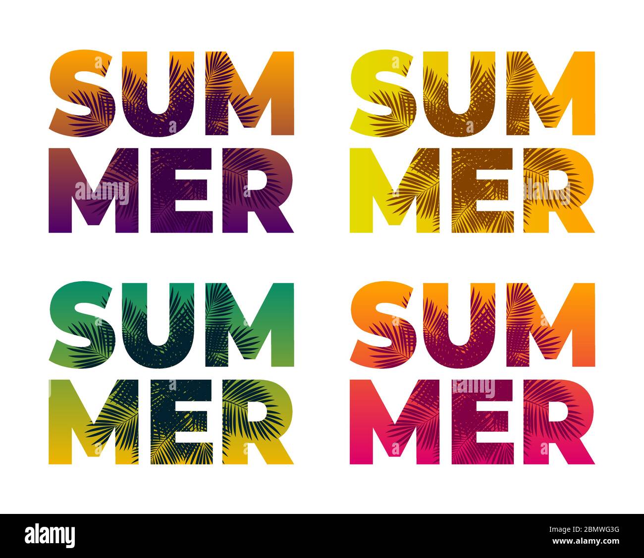 Sommer-Plakatwand, Poster, Flyer oder Einladungshintergrund mit Frame Vector Illustration Stock Vektor