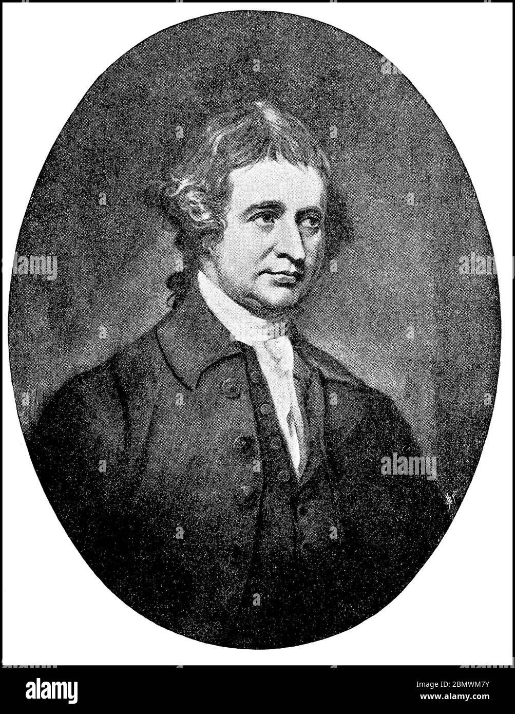 Edmund Burke, 12. Januar 1729 - 9. Juli 1797, war ein irisch-britischer Schriftsteller, ehemaliger Theoretiker der philosophischen Disziplin der Ästhetik, politischer Philosoph und Politiker im Zeitalter der Aufklärung / Edmund Burke, 12. Januar 1729 - 9. Juli 1797, war ein irisch-britischer Schriftsteller, früher Theoretiker der philosophischen Disziplin der Ästhetik, Staatsphilosophie und Politiker in der Zeit der Aufklärung, historisch, historisch, digital verbesserte Reproduktion eines Originals aus dem 19. Jahrhundert / digitale Reproduktion einer Originalvorlage aus dem 19. Jahrhundert, Stockfoto
