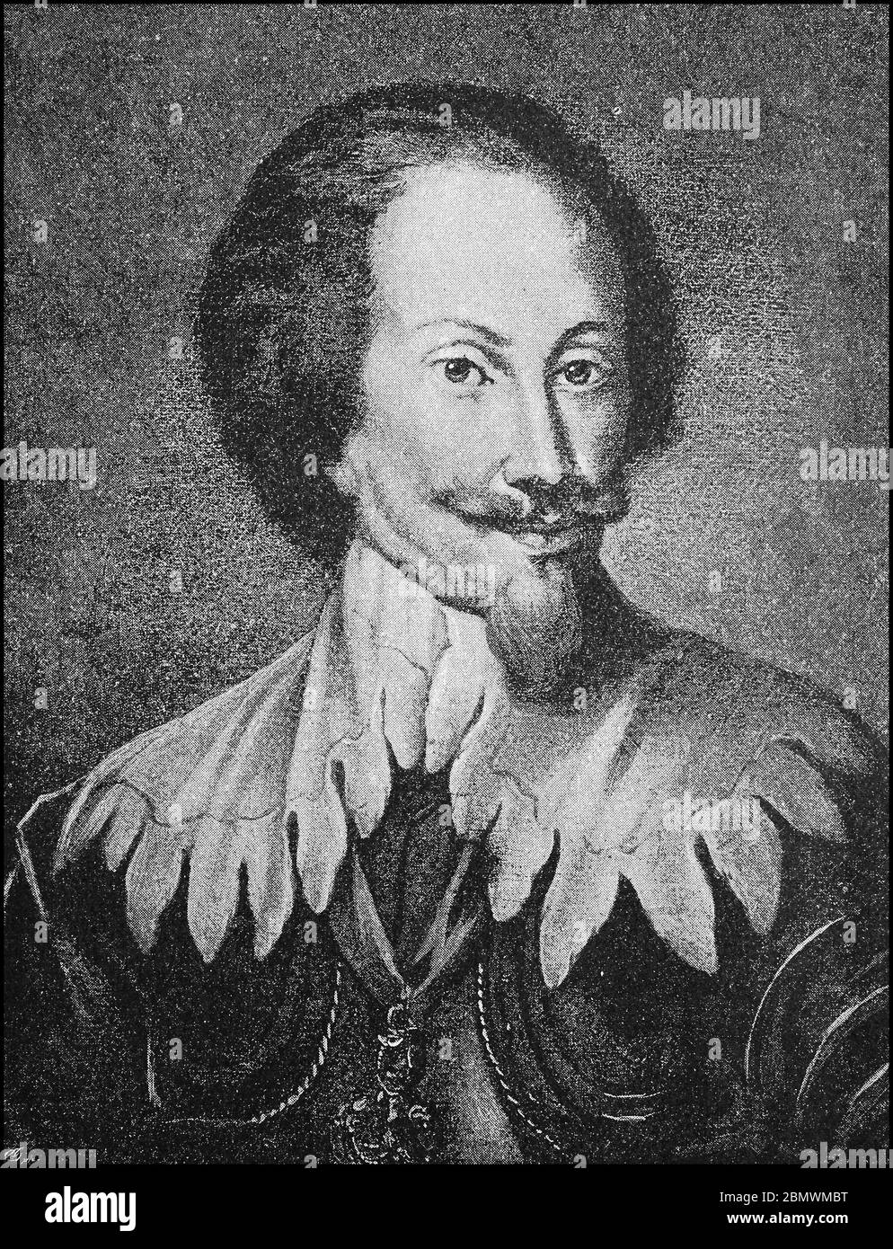 Gottfried Heinrich Graf zu Pappenheim, 8. Juni 1594 - 17. November 1632, war ein General im Dreißigjährigen Krieg, der Katholik für den Bund und das Kommando des Habsburger Kaisers Wallenstein kämpfte / Gottfried Heinrich Graf zu Pappenheim, 8. Juni 1594 - 17. November 1632, war ein General im Dreißigjährigen Krieg, der für die Katholische Liga und den Habsburgischen Kaiser unter Wallensteins Oberbefehl kämpfte, historisch, historisch, digital verbesserte Reproduktion eines Originals aus dem 19. Jahrhundert / digitale Reproduktion einer Originalvorlage aus dem 19. Jahrhundert, Stockfoto
