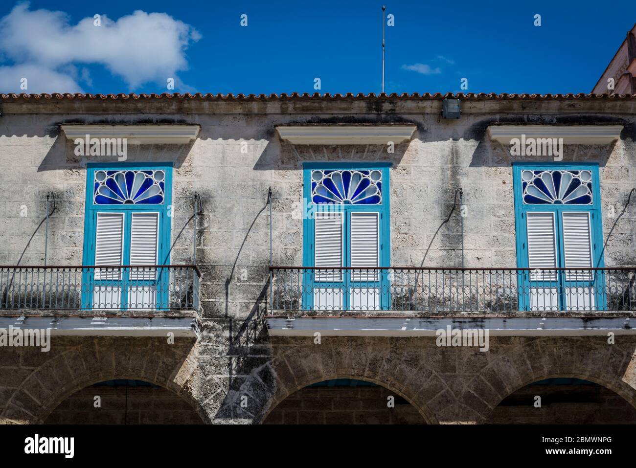 Casa del Conde de Casa Lombillo, Gebäude an der Plaza de la Catedral, Altstadt, Havanna Vieja, Havanna, Kuba Stockfoto
