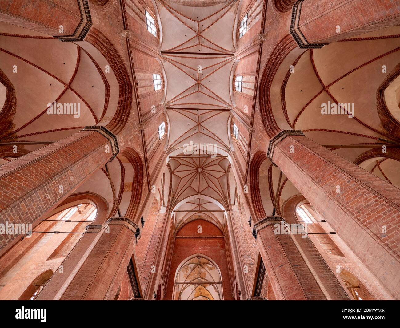 Kirche St. Georgen, innen, Wismar, UNESCO Welterbe, Mecklenburg-Vorpommern, Deutschland Stockfoto