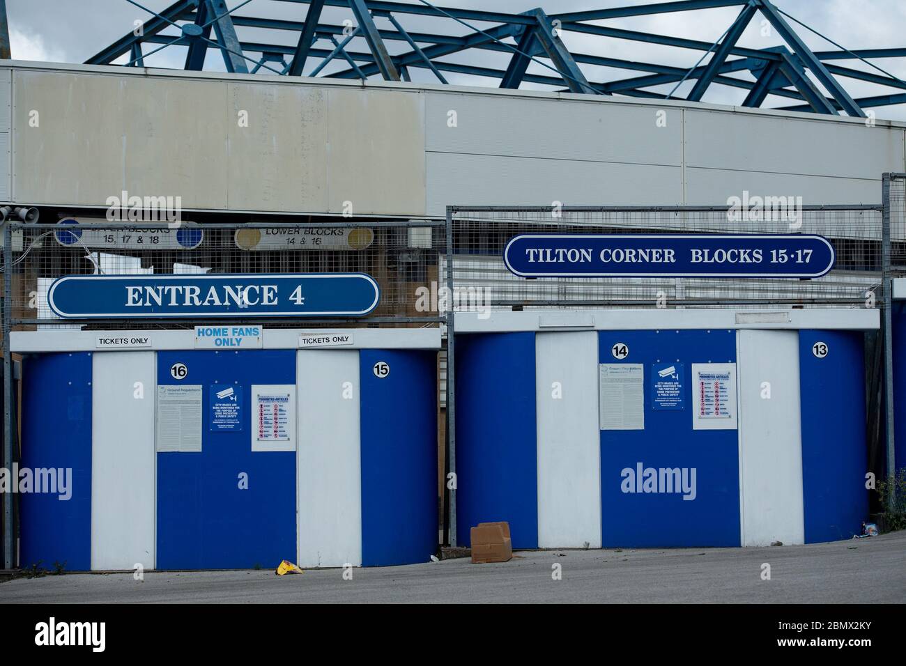 Ein allgemeiner Blick auf das Stadion von St. Andrew, Coventry City's temporärer Heimstadion, inmitten von Berichten, die League One Saison wird verschrottet werden, und die midlands Club Förderung leugnen, da sie derzeit auf dem ersten Platz sitzen. Stockfoto