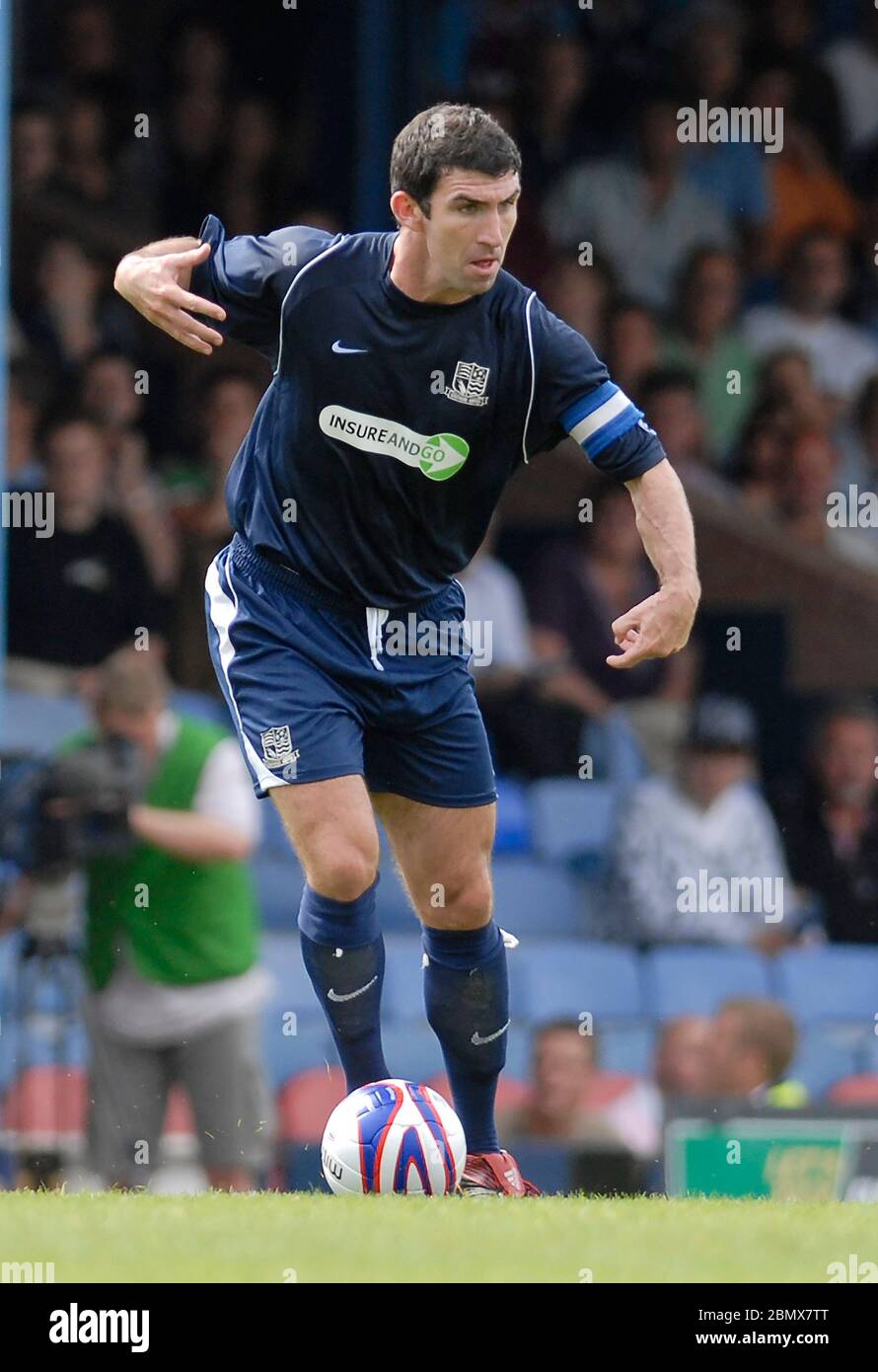 SOUTHEND, GROSSBRITANNIEN. JULI 28: Während der Freundschaftsszeit zwischen Southend United und West Ham United in Roots Hall, Southend am 28. Juli 2007 Stockfoto