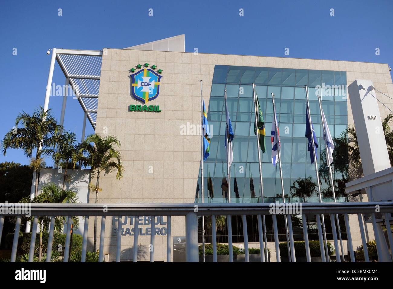 Rio de Janeiro (RJ), 11/05/2020 - CBF-Rio - Sede da CBF. A Confederação Brasileira de Futebol é a entidade máxima do futebol no Brasil. Fundada em 8 d Stockfoto