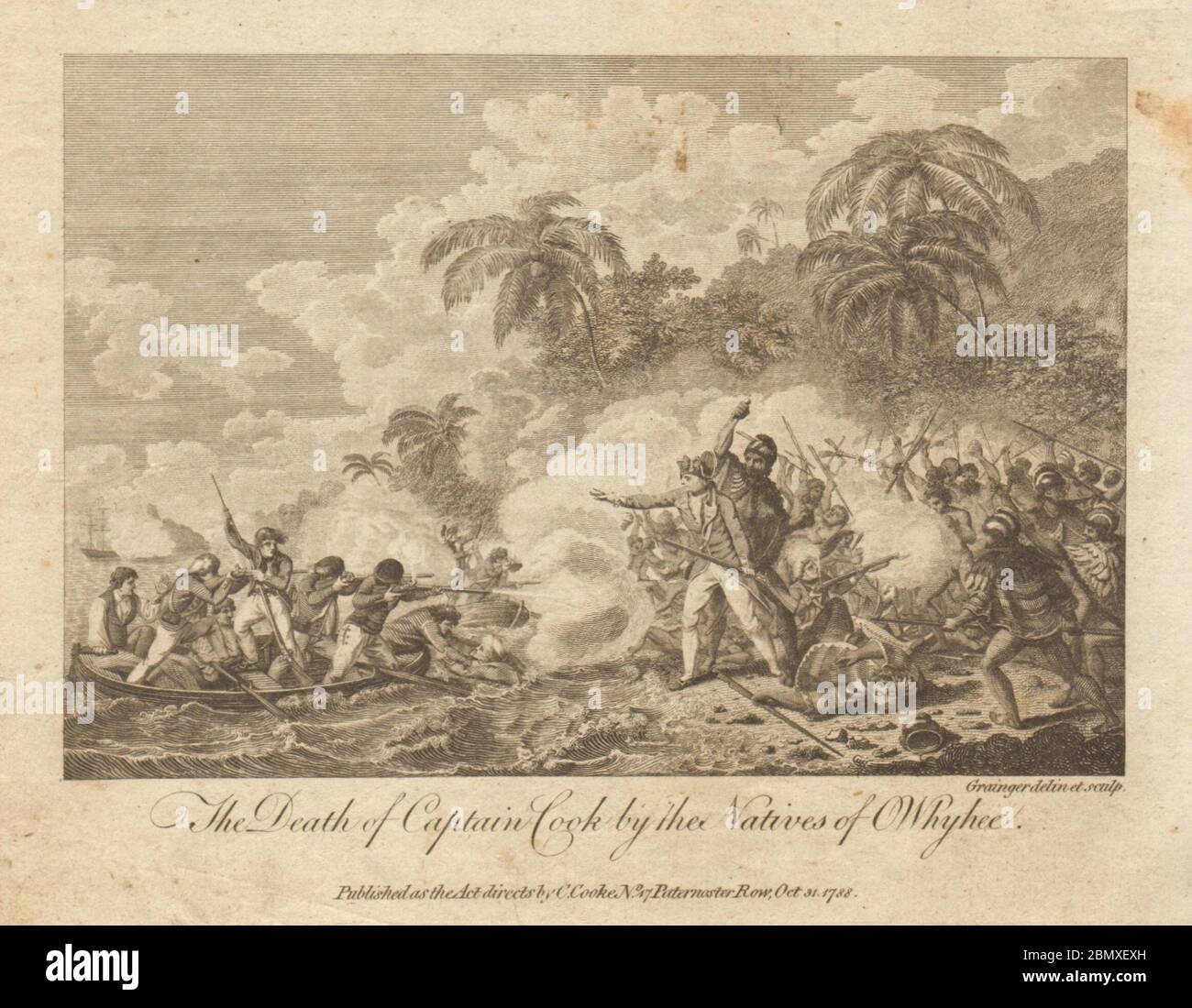 Death of captain cook Fotos und Bildmaterial in hoher Auflösung Alamy