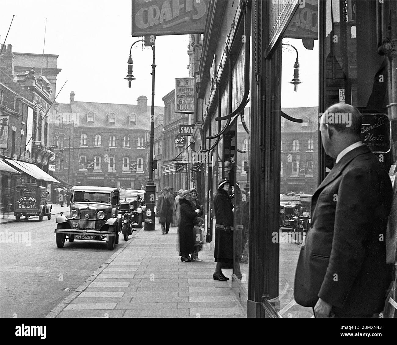 Chariot Street, Hull, UK, Vintage Foto Stockfoto