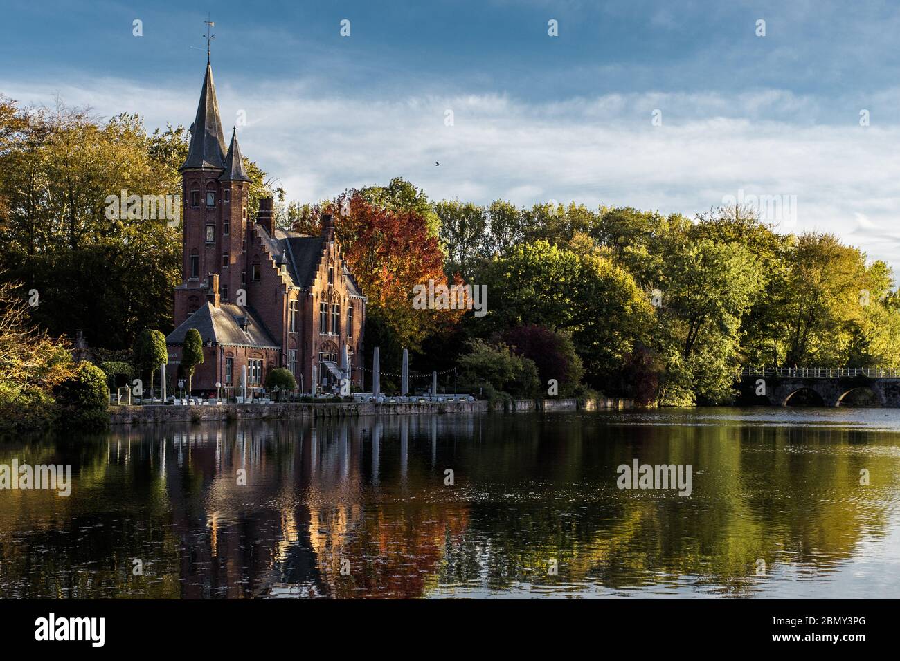 Brügge, oft auch als Venedig des Nordens, Flandern, Belgien bezeichnet Stockfoto