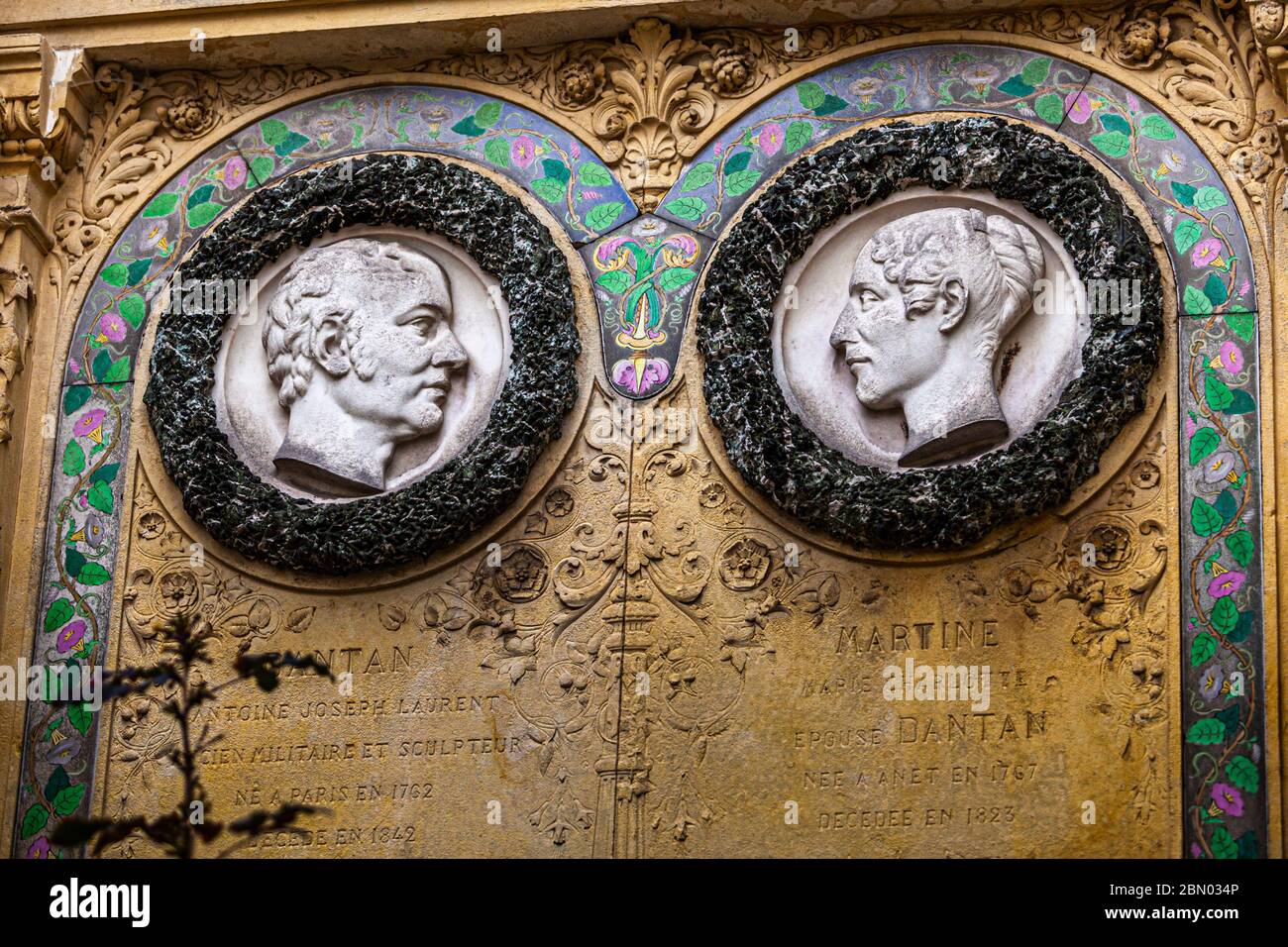 Cimetière du Père-Lachaise in Paris, Frankreich Stockfoto