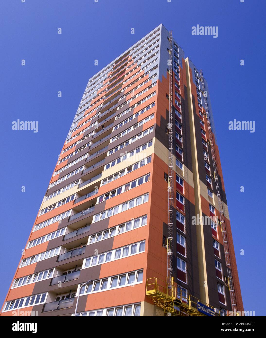 Stubbs Point Tower Block, New Barn Street, Plaistow, London Borough of Bromley, Greater London, England, Großbritannien Stockfoto