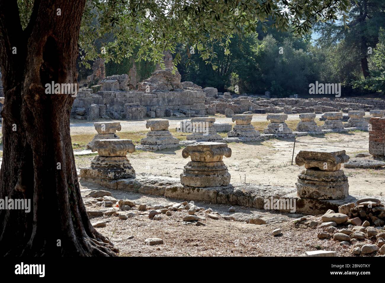 Leonidaion, Olympia, Griechenland Stockfoto