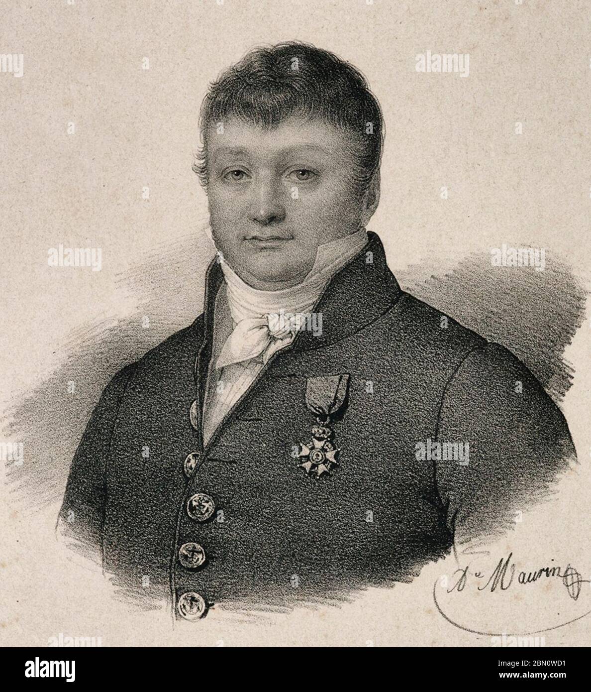 Robert Surcouf - EIN Maurin, 1835 Stockfoto