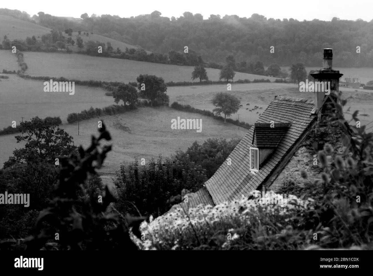 Laurie Lees Elternhaus, das Haus, das ‘Cider with Rosie’, Slad, Gloucestershire inspirierte Stockfoto