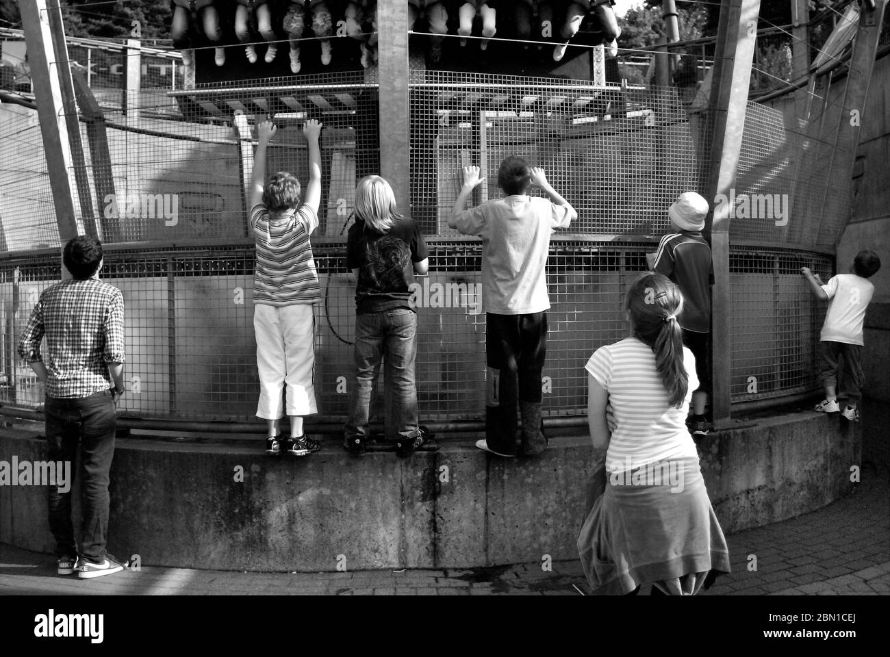 Oblivion, Alton Towers Stockfoto