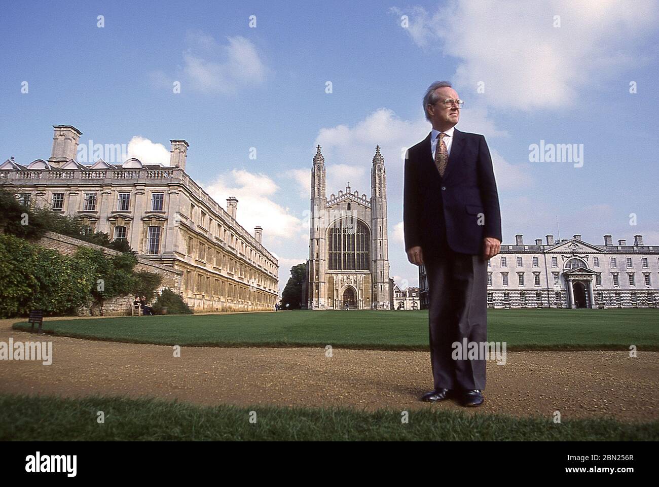 Sir Stephen Cleobury Leiter der Musikabteilung des Kings College Cambridge UK Stockfoto