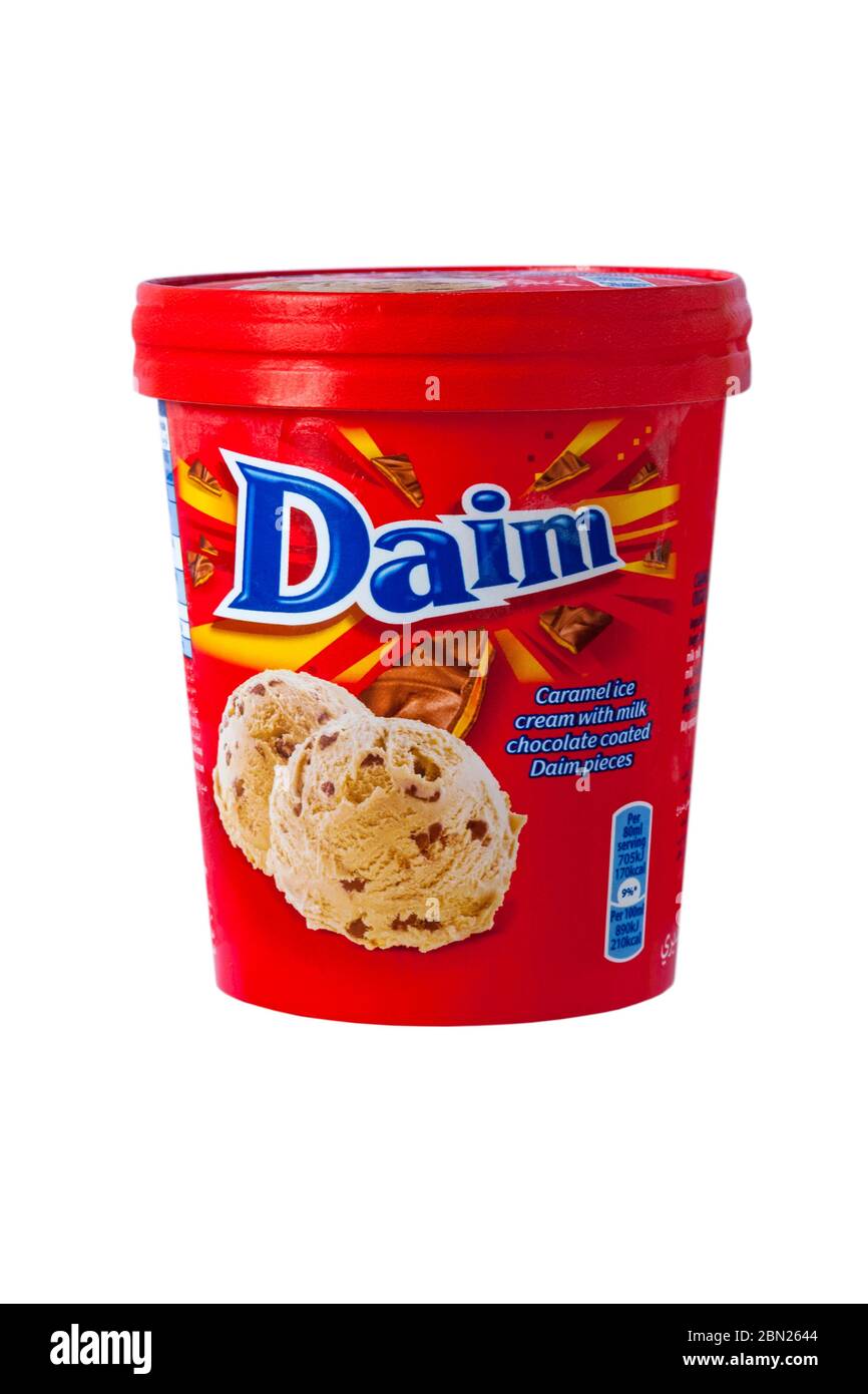 Daim ice cream Fotos und Bildmaterial in hoher Auflosung Alamy