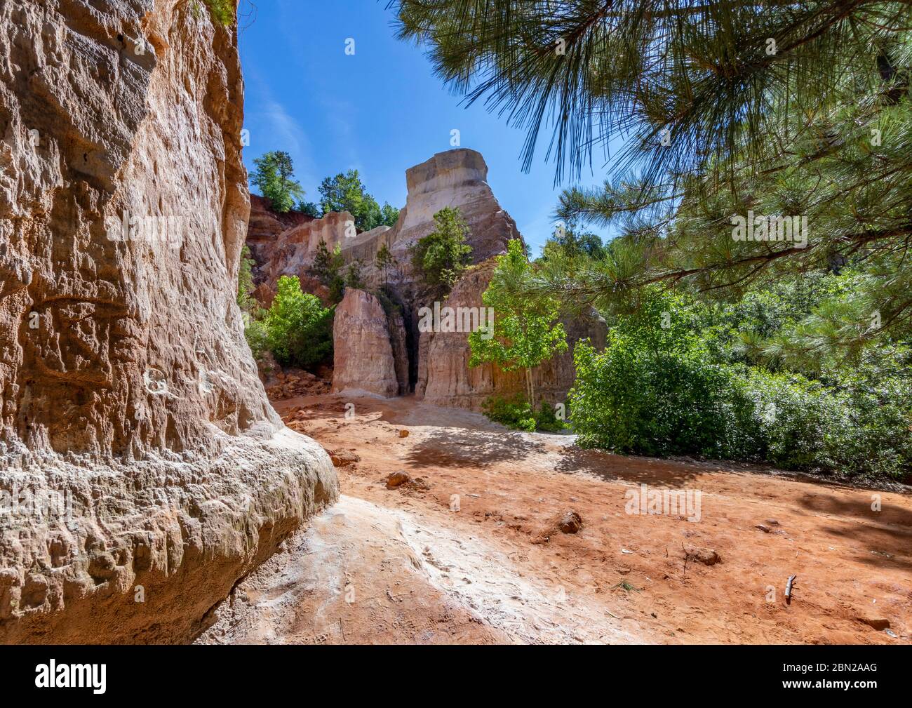 Providence Canyon State Park in Stewart County, Georgia Stockfoto