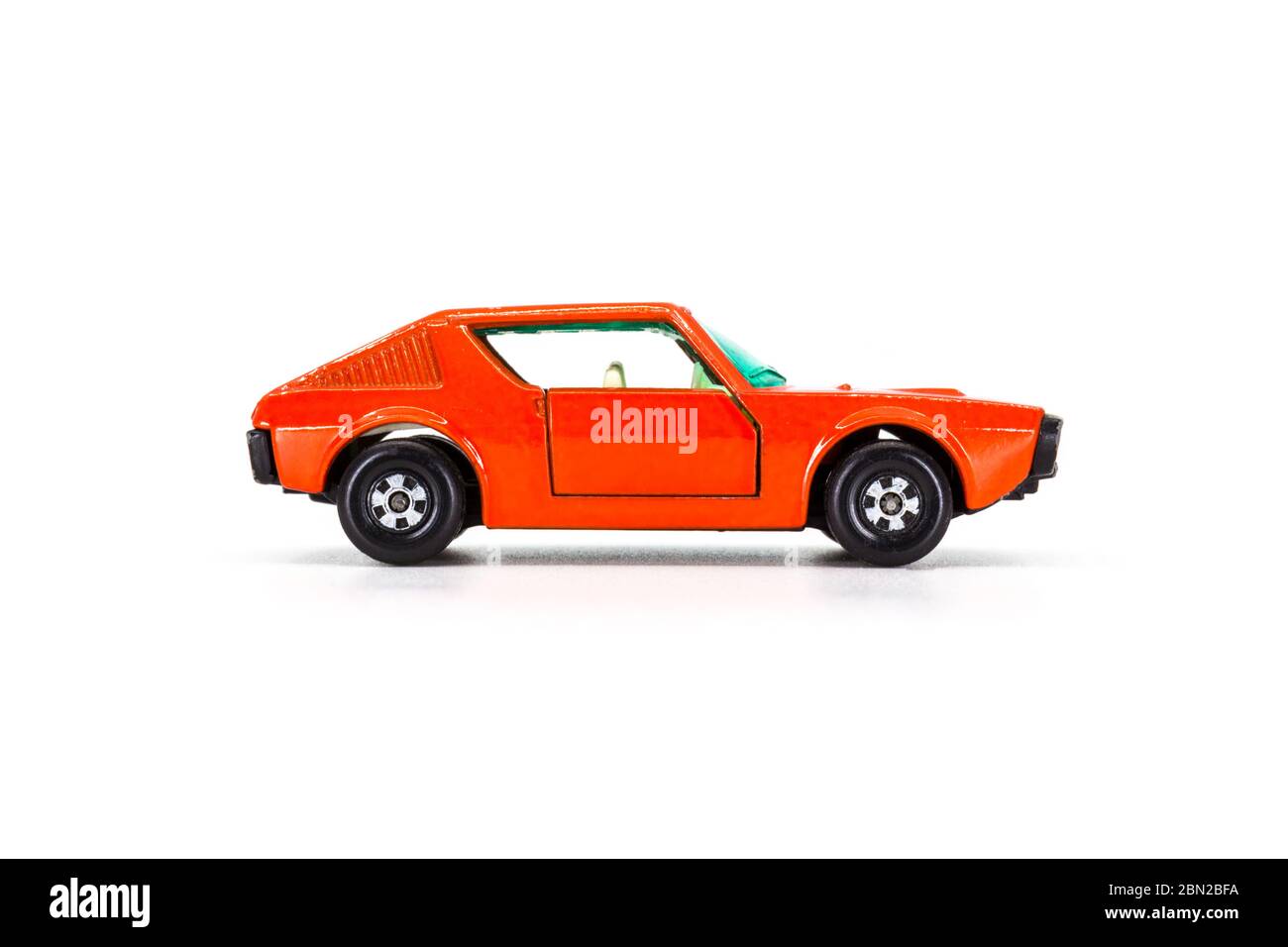 Lesney Products Matchbox Modell Spielzeug Auto 1-75 Serie Nr. 62 Renault 17TL Seitenansicht Stockfoto