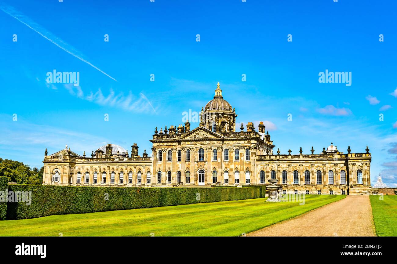 Castle Howard in der Nähe von York, England Stockfoto