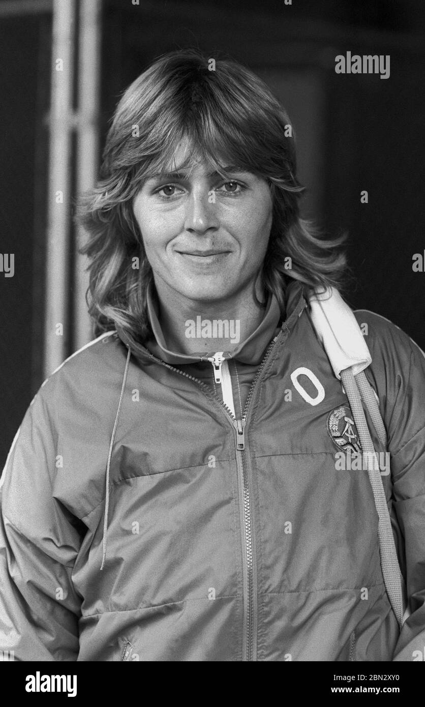 PETRA FELKE DDRSpeerwerfer bei der Europameisterschaft in Stuttgart