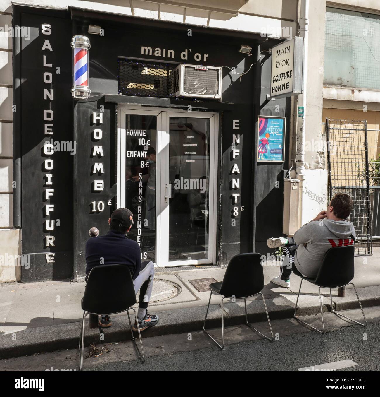 DEUXIEME JOUR DE DEFINEMENT A PARIS Stockfoto