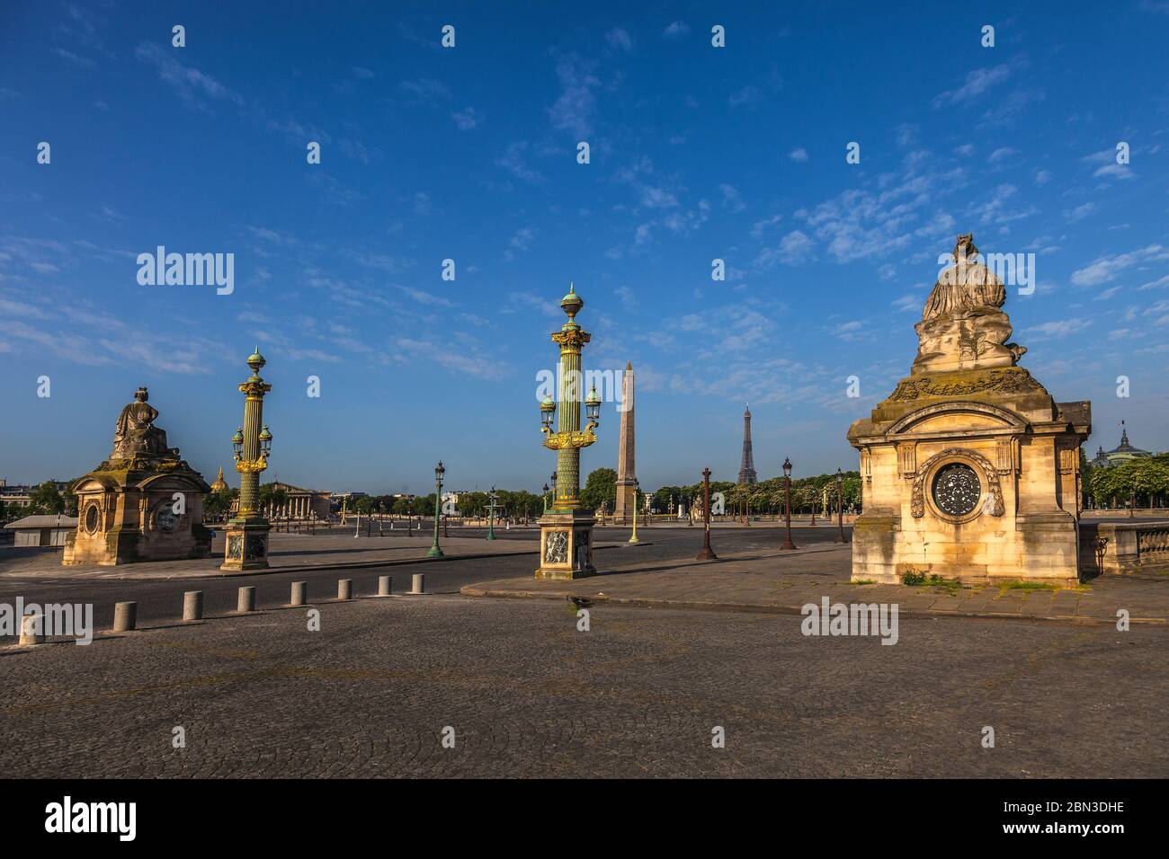 Europa, frankreich, paris, Place de la concorde während der Enge Stockfoto