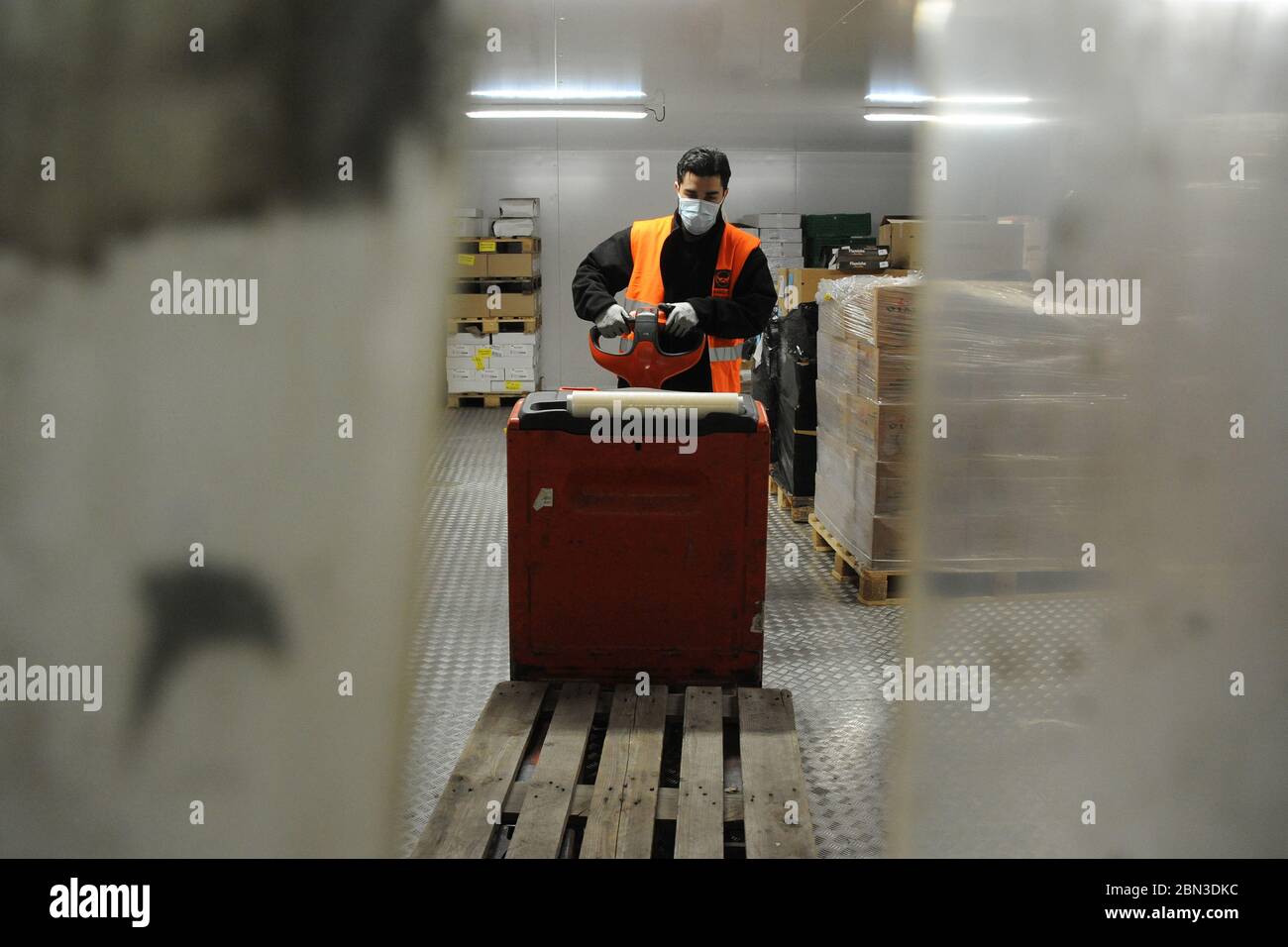 Frankreich, lille, nördliche Lebensmittelbank Stockfoto