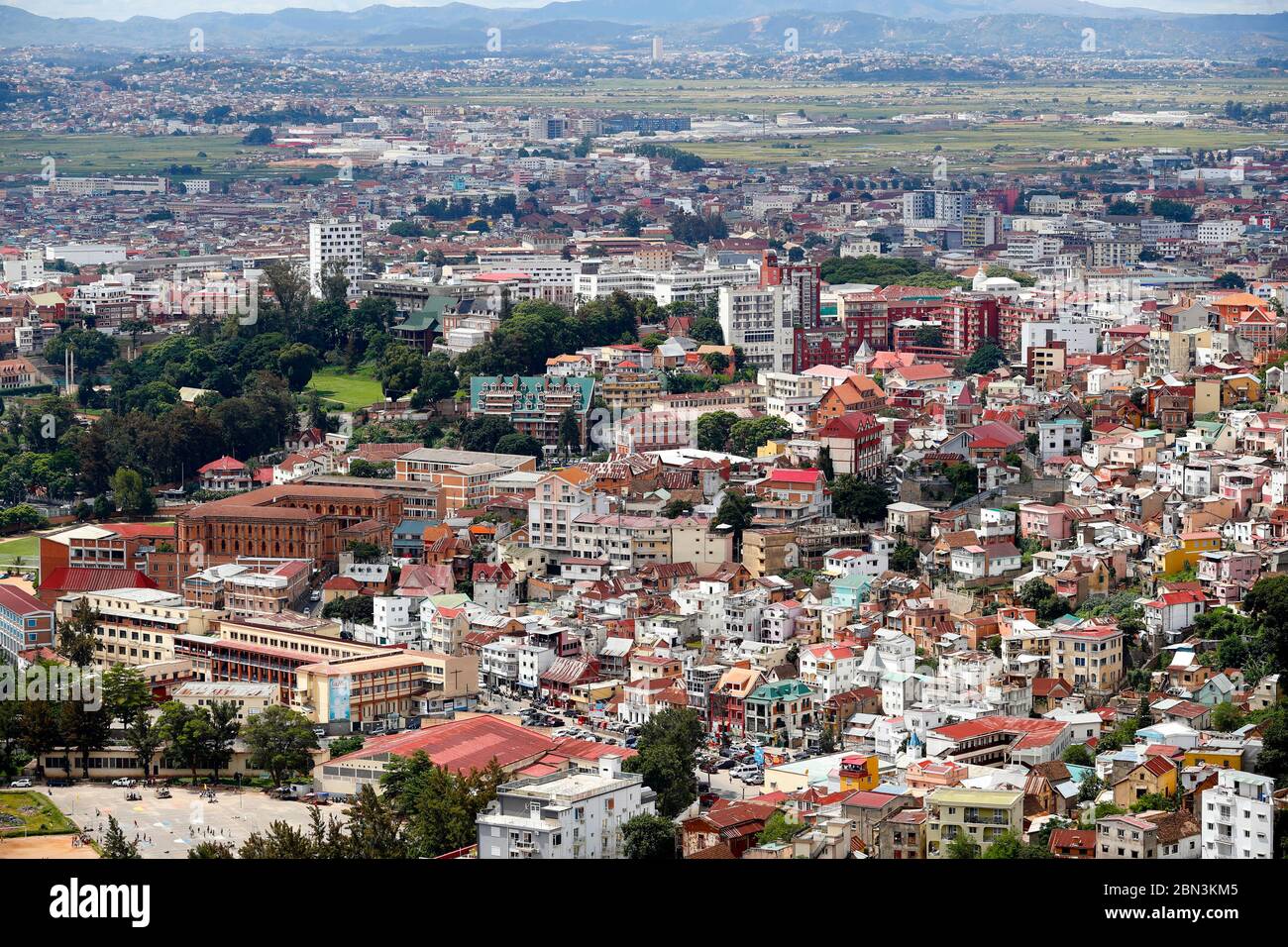 Panorama der Stadt Antananarivo. Antananarivo. Madagaskar. Stockfoto