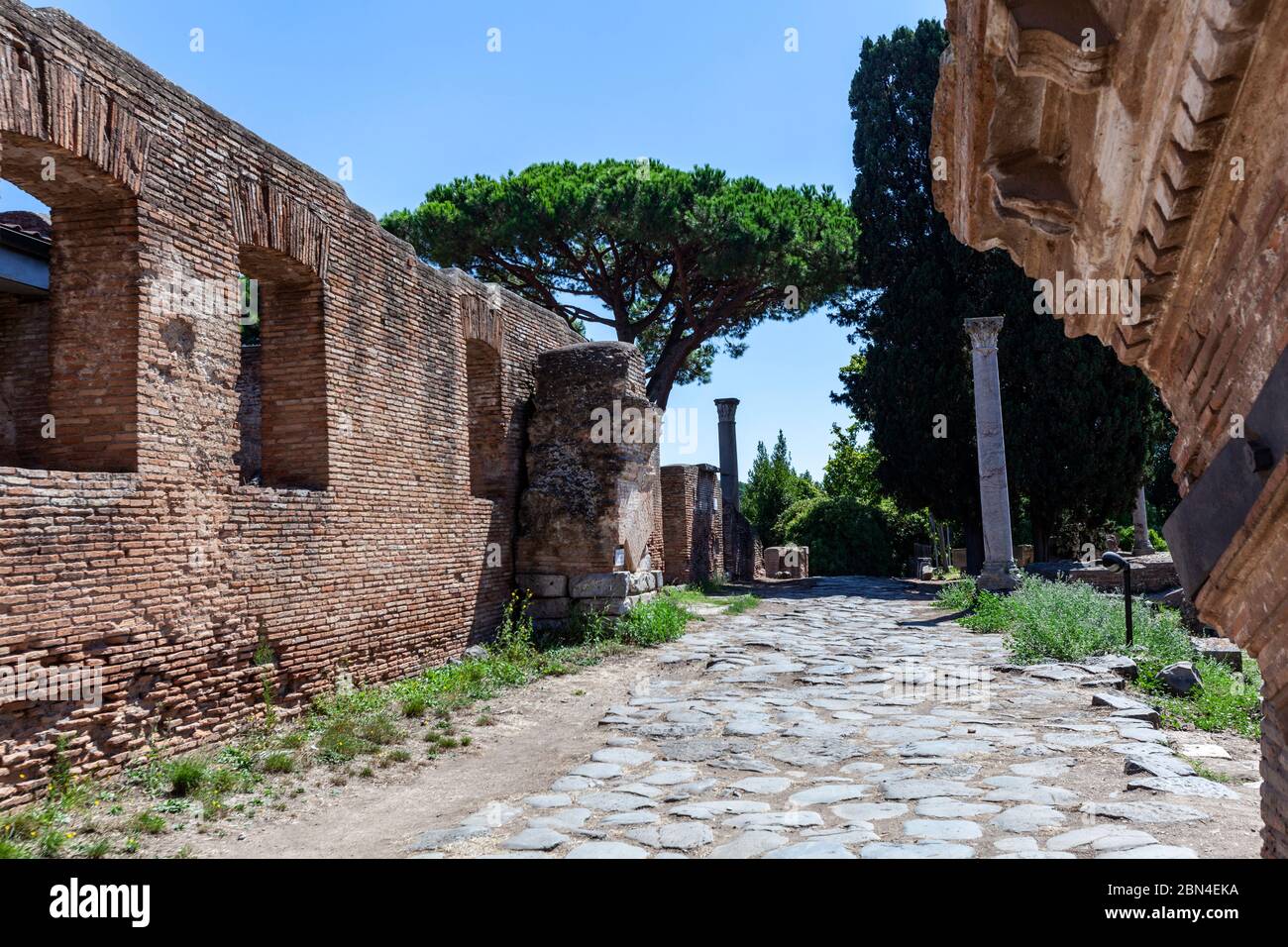 Ostia Antica, Ostia, Italien Stockfotografie Alamy