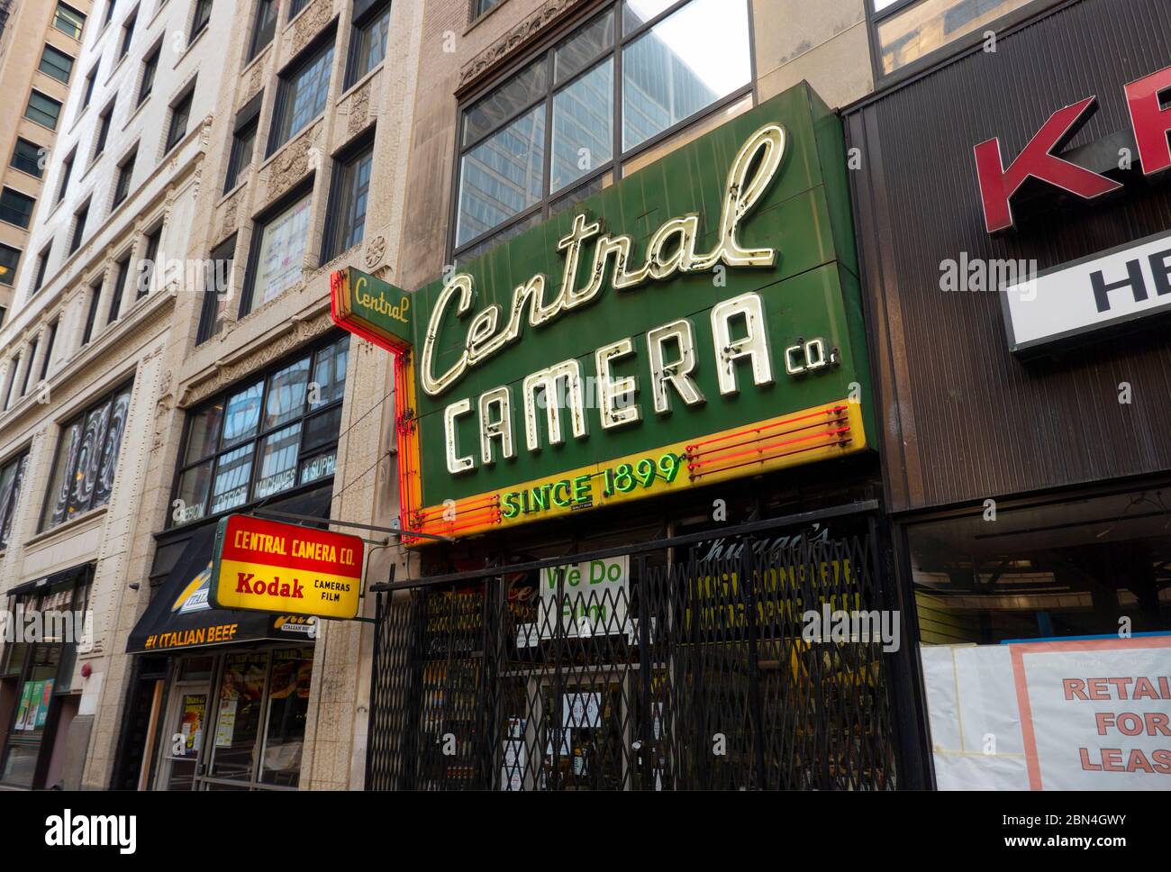 Central Camera Company Chicago Illinois Stockfoto Central Camera Company Chicago Illinois Stockfoto