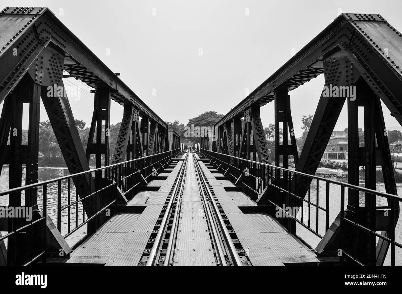 Die Brücke am Fluss Kwai, Thailand Stockfoto