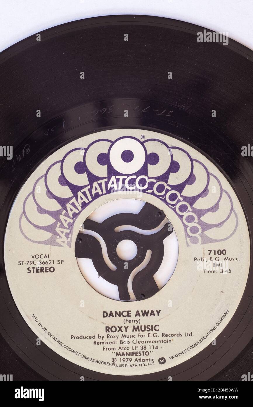 Roxy Music Dance Away Stockfoto