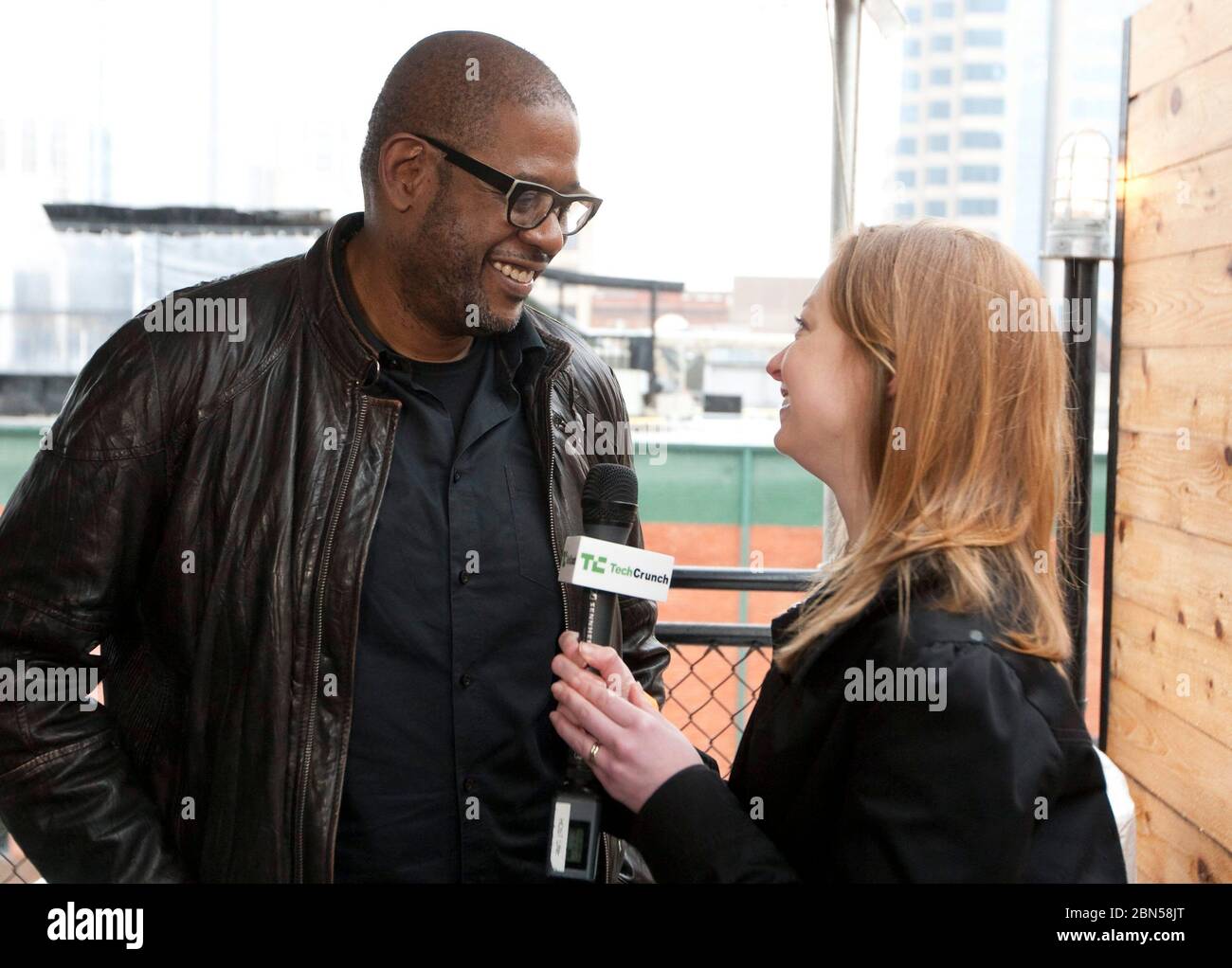 Austin Texas USA, März 2012: Texas-Born American Academy Award-Gewinner Forest Whitaker spricht mit Reporter auf der SXSW-Veranstaltung. ©Marjorie Kamys Cotera/Daemmrich Photography Stockfoto