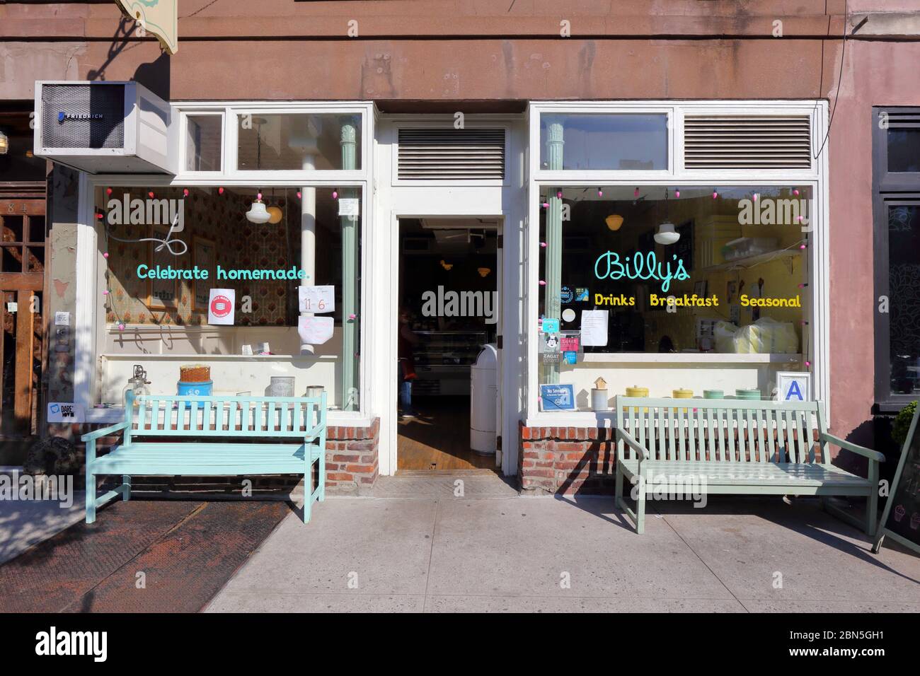Billy's Bakery, 184 9. Avenue, New York, NYC Foto von einer Bäckerei im Chelsea-Viertel von Manhattan. Stockfoto