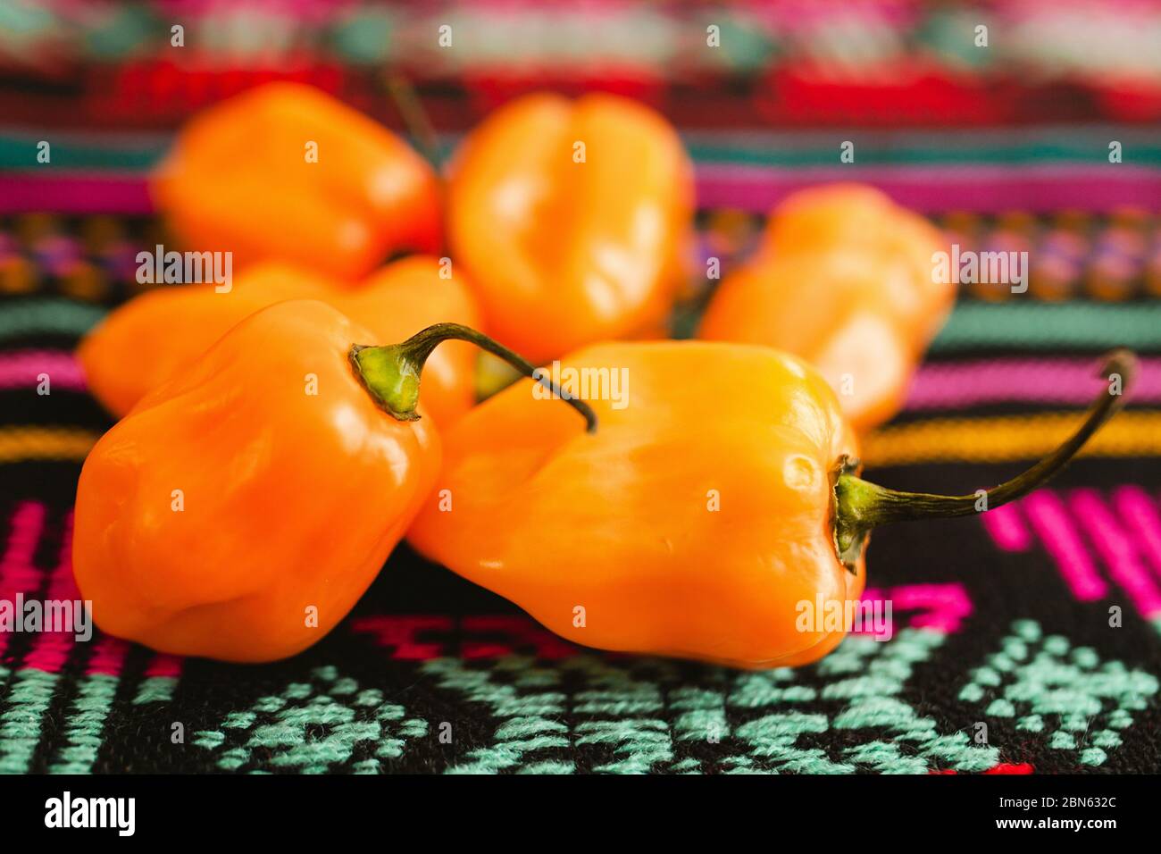 habanero Chili, mexikanische Chilies würzige Speisen in mexiko Stockfoto