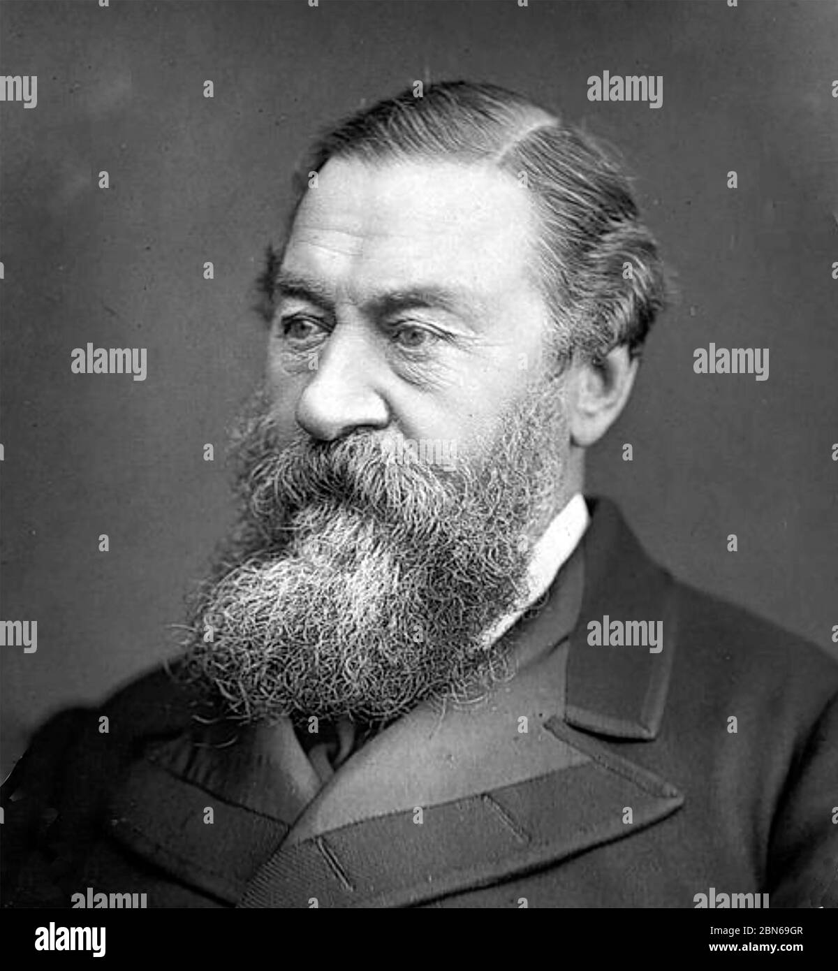 SAMUEL BAKER (1821-1893) englischer Forscher, Naturforscher, Ingenieur und Schriftsteller um 1878 Stockfoto