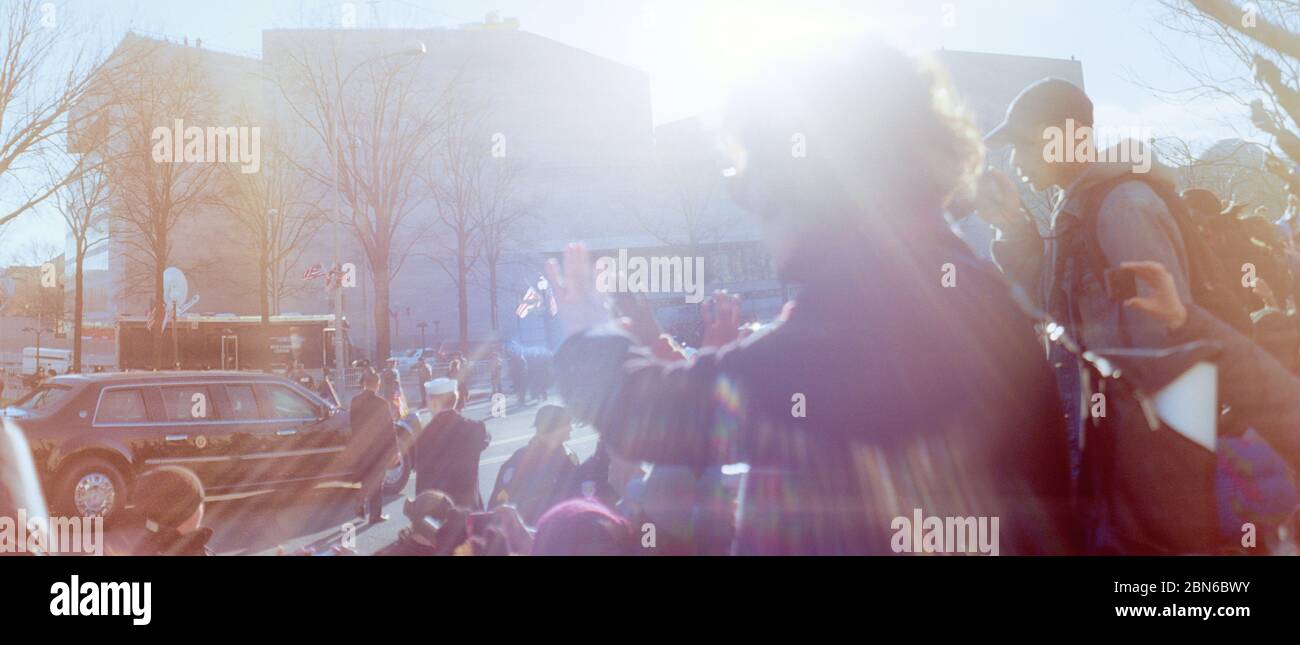 Obama zweite Einweihung in Washington DC 21. Januar 2013 Stockfoto