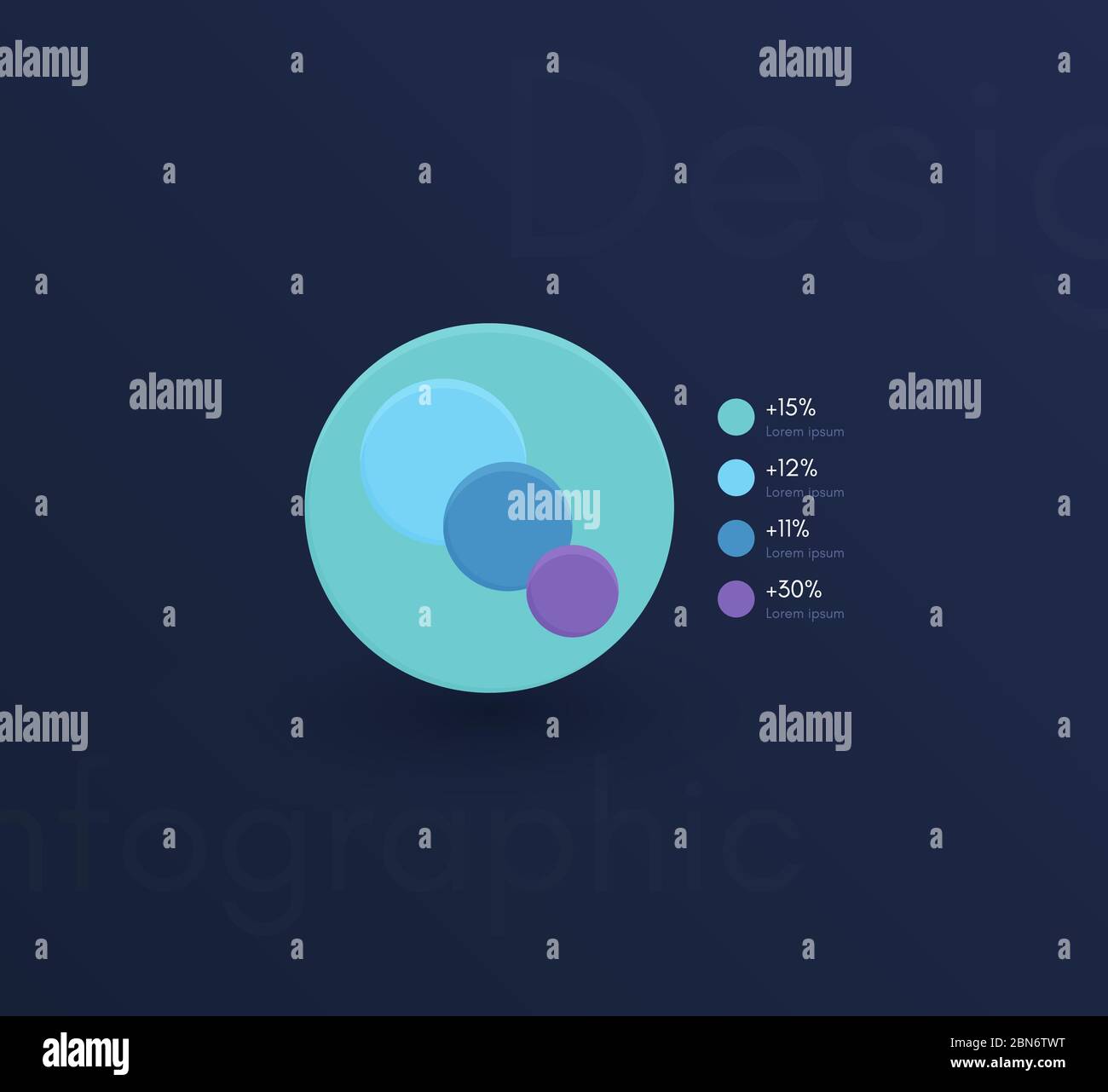 Vektorgrafische Infografiken. Vorlage zum Erstellen von Webanwendungen, Workflow-Layout, Diagramm, Banner, modernes Design, Infografik für Unternehmen. lagerbestand vect Stock Vektor