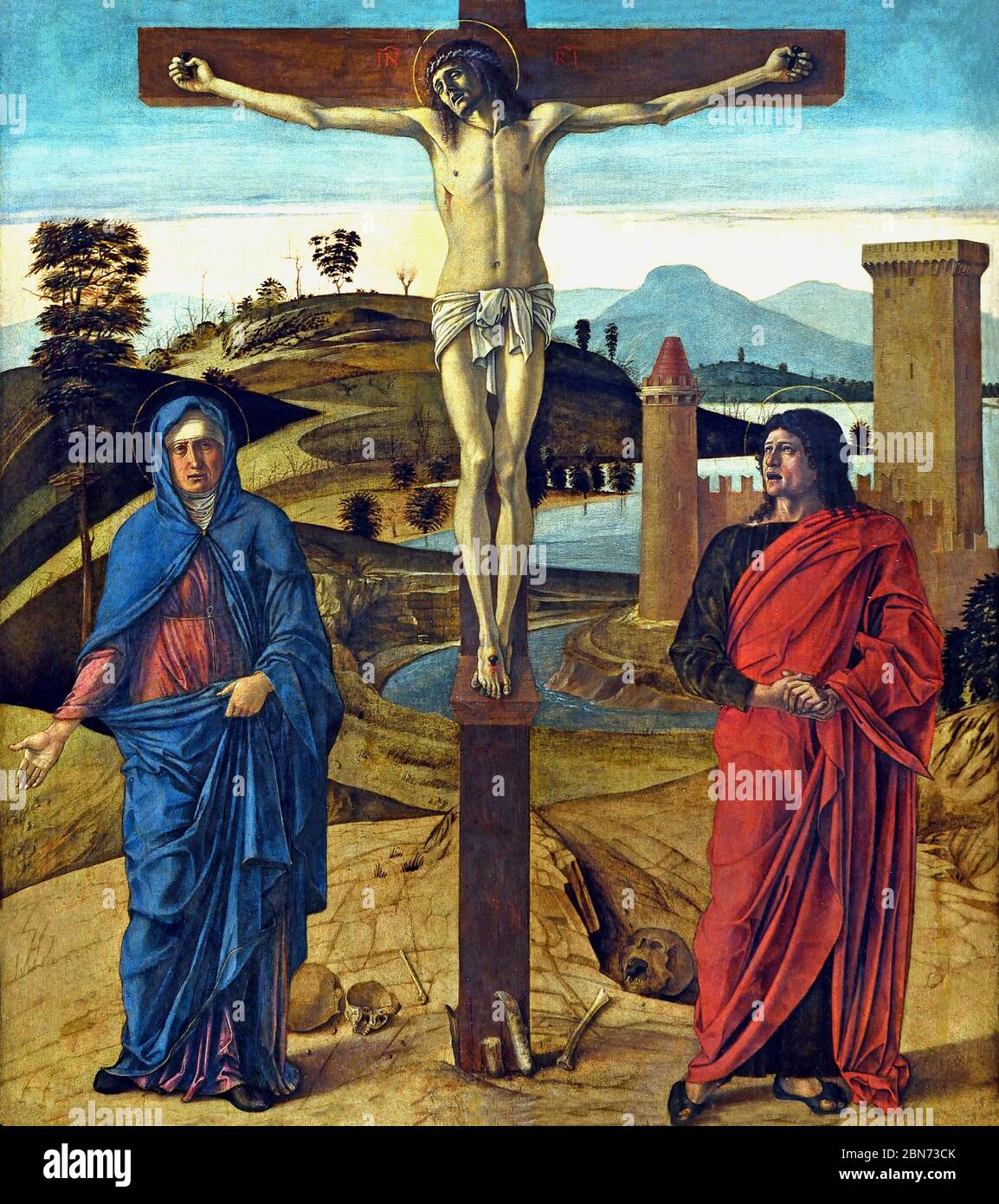 Calvary 1465 Giovanni Bellini 1459 - 1516 Venedig Italien Italienisch Stockfoto