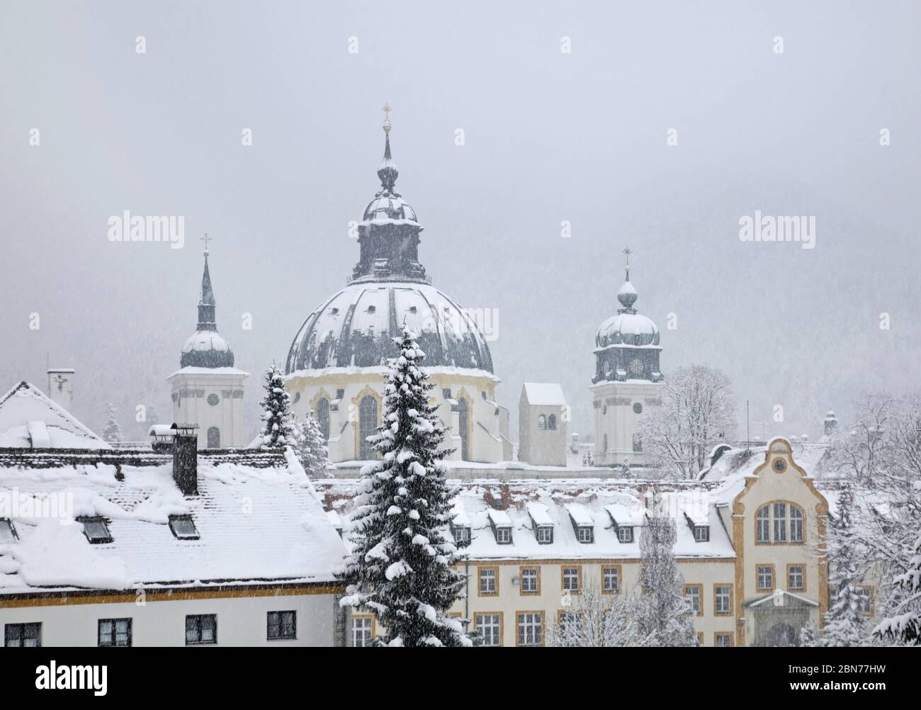 Kloster Ettal in Bayern. Deutschland Stockfoto