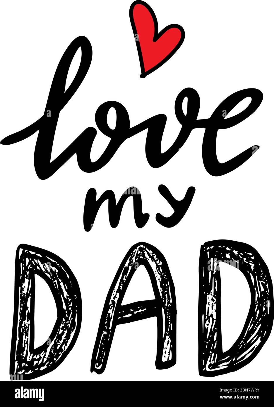 doodle Hand gezeichnet Vektor-Schriftzug Boy Maker Stock Vektor