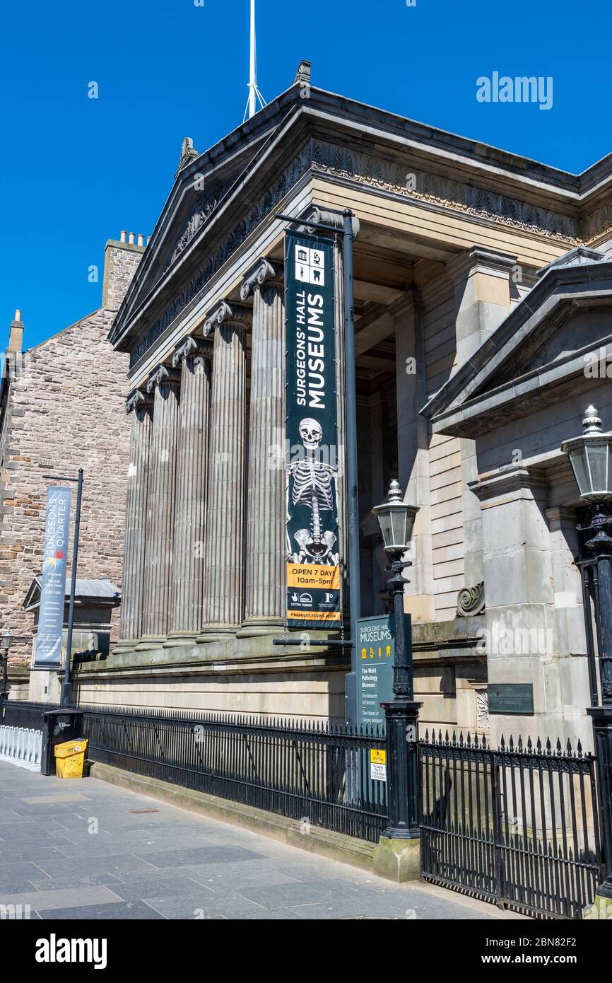 Chirurgen’ Hall Museen in der Nicholson Street Edinburgh, Schottland, Großbritannien Stockfoto