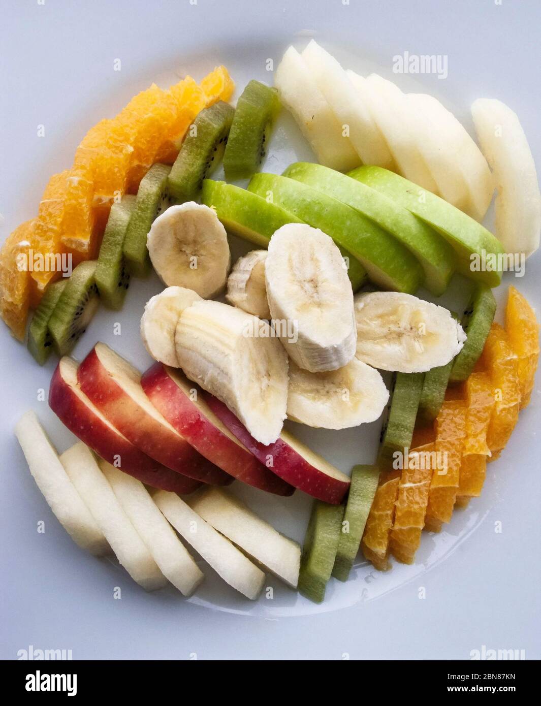 Frischer Obstsalat, Istanbul, Türkei Stockfoto