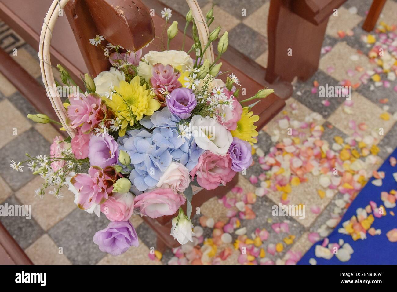 Hochzeit Details, Amalfiküste, Italien Stockfoto