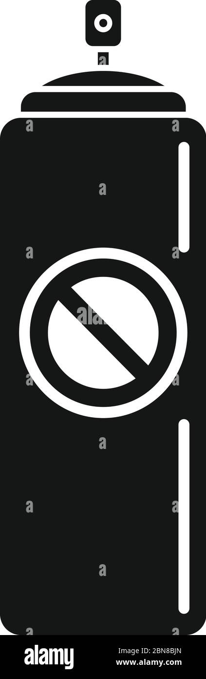 Schützen sie zika Spray Symbol. Einfache Illustration von Protect zika Spray Vektor-Symbol für Web-Design isoliert auf weißem Hintergrund Stock Vektor